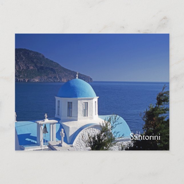 Santorini Greece Postcard (Front)