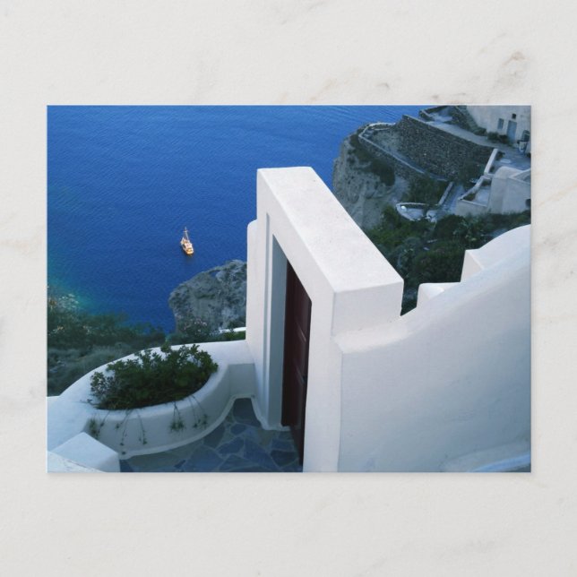 Santorini Greece Postcard (Front)