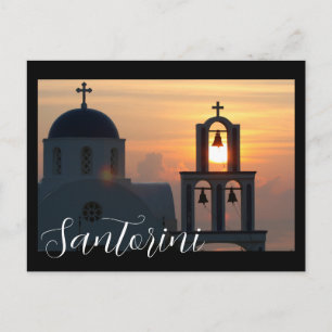 Santorini Greece Postcard