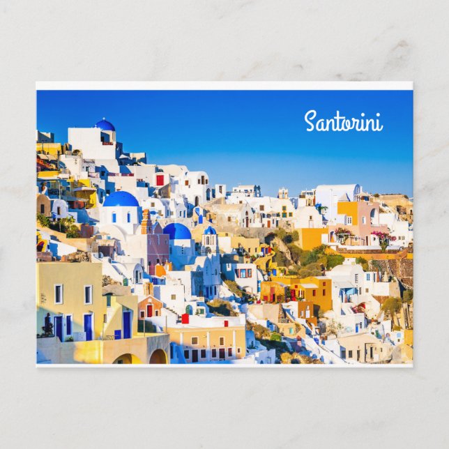 Santorini Greece Postcard (Front)
