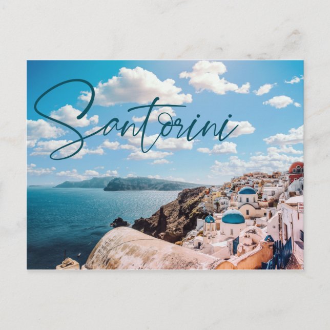 Santorini Greece Postcard (Front)