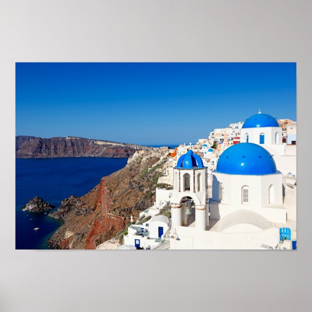 Santorini, Greece Poster (Front)