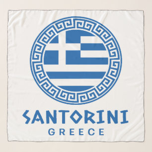 Santorini, Greece Scarf