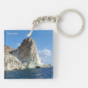 Santorini Greece Souvenir Acrylic Keychain