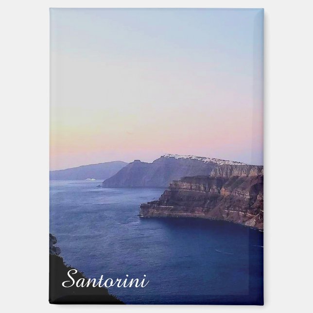 Santorini Greece Souvenir Magnet (Front)
