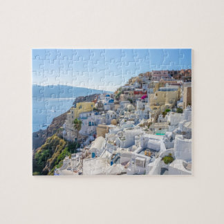Santorini Greece - sunny-summer day in Santorini Jigsaw Puzzle