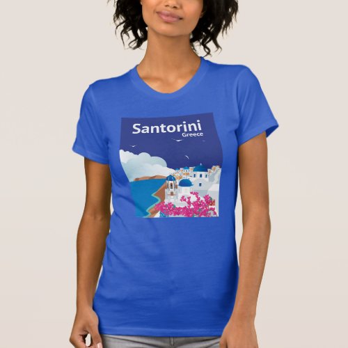 Santorini Greece T_Shirt