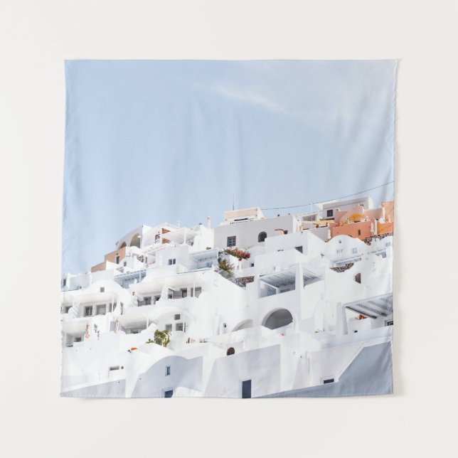 Santorini, greece tapestry (Front)