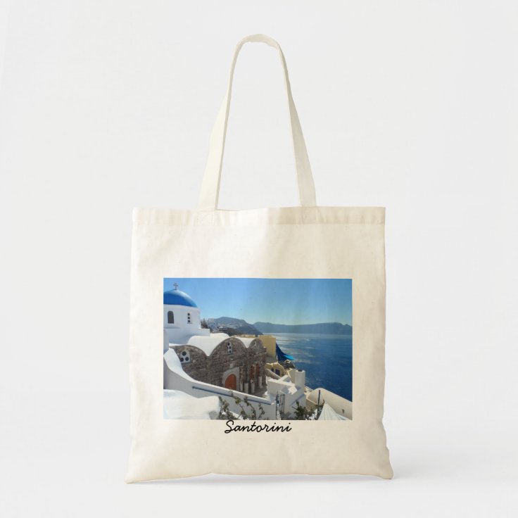 Santorini, Greece Tote Bag Zazzle