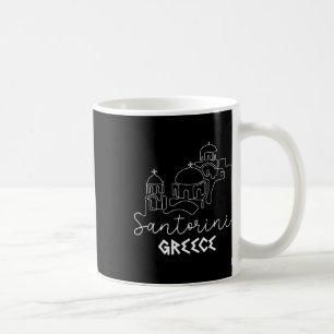 Santorini Greece Travel Destination Summer Family  Coffee Mug
