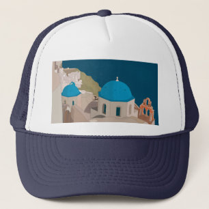 Santorini Greece Trucker Hat