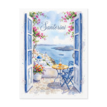 Santorini Greece Vintage Travel
