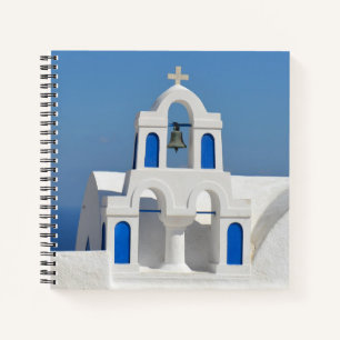 Santorini Greek Church Notebook