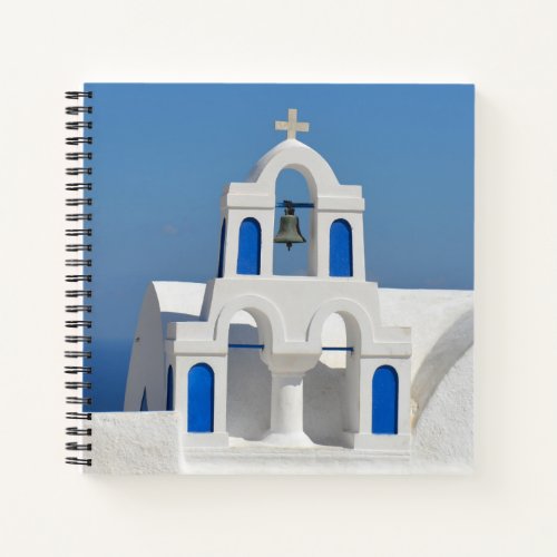 Santorini Greek Church Notebook
