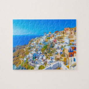 Santorini Greek City Jigsaw Puzzle