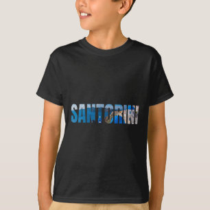 Santorini Greek Island Aegean Sea Greece Vacation T-Shirt