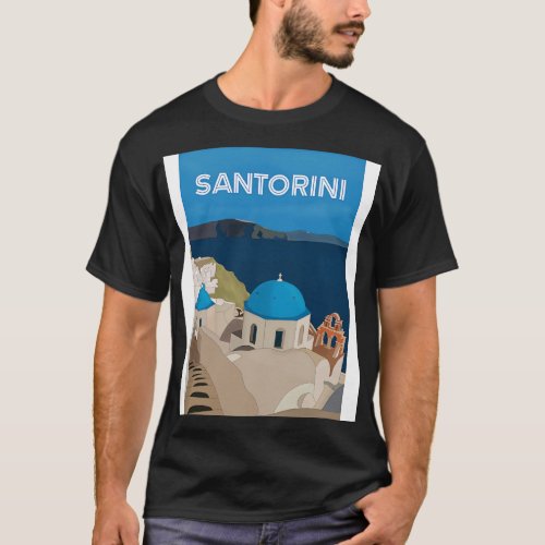 Santorini Greek Islands T_Shirt