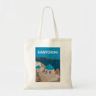 Santorini Greek Islands Tote Bag