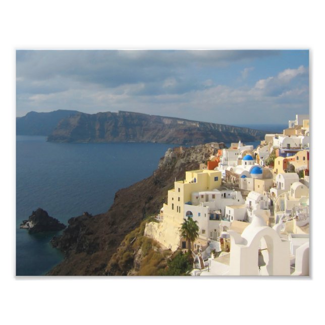 Santorini in the Afternoon Sun Photo Print (Front)
