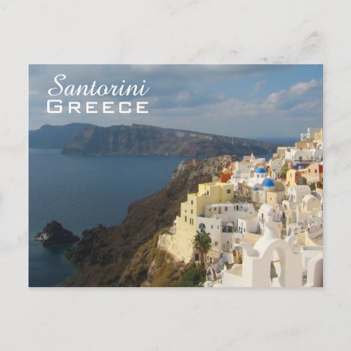 Santorini in the Afternoon Sun Postcard