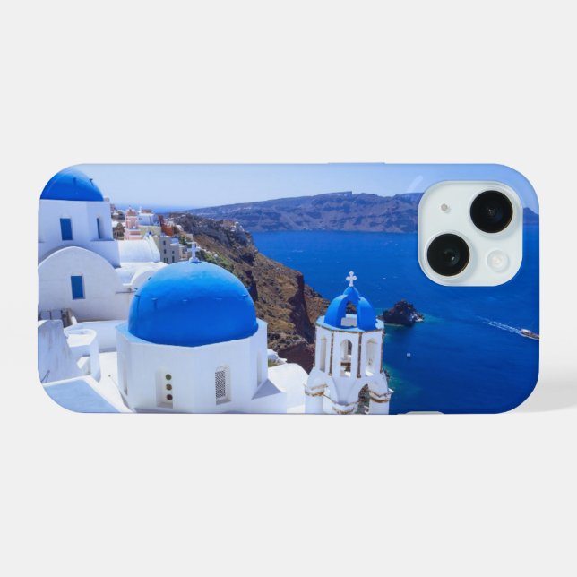 Santorini Iphone Case (Back Horizontal)