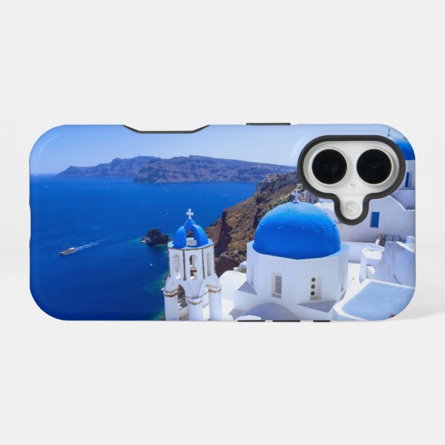 Santorini iPhone Case (Back Horizontal)