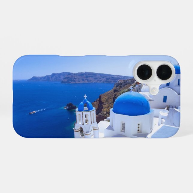 Santorini iPhone Case (Back Horizontal)