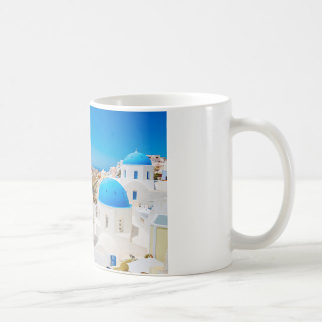 Santorini Island - Caldera, Greece Coffee Mug (Right)
