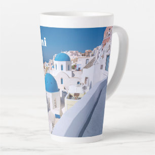 Santorini island, Greece Latte Mug