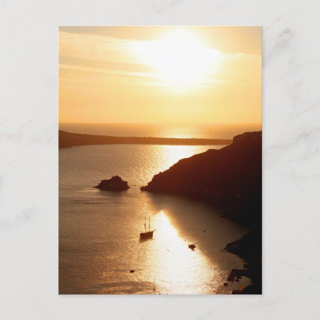 Santorini Island Greece Postcard (Front)