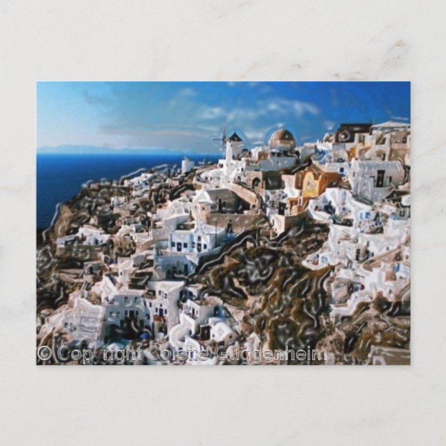 Santorini  Island Greece Postcard (Front)