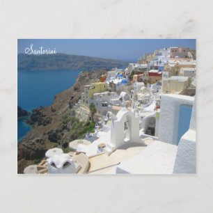 Santorini island Greece Postcard