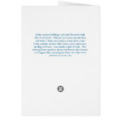 Santorini Island in Greece with blue front door (Back)