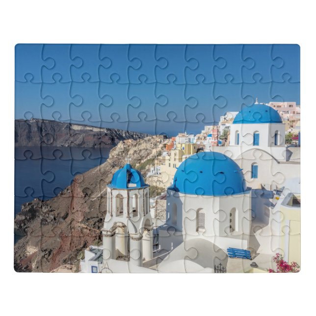 Santorini island jigsaw puzzle (Puzzle Horizontal)