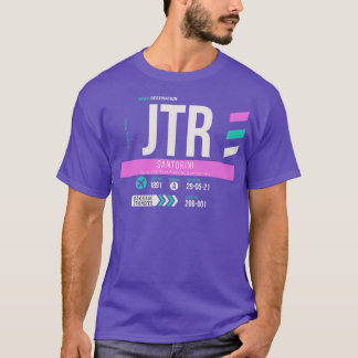 Santorini JTR Airport Code Baggage Tag 1 T-Shirt