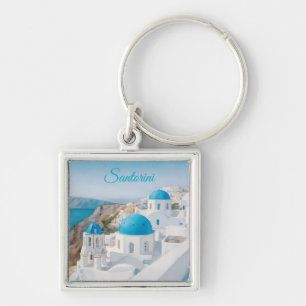 Santorini Keychain