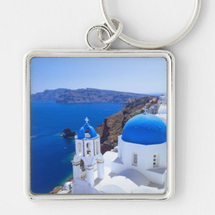 Santorini Keychain