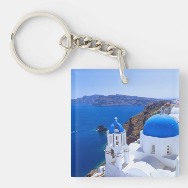 Santorini Keychain (Front)