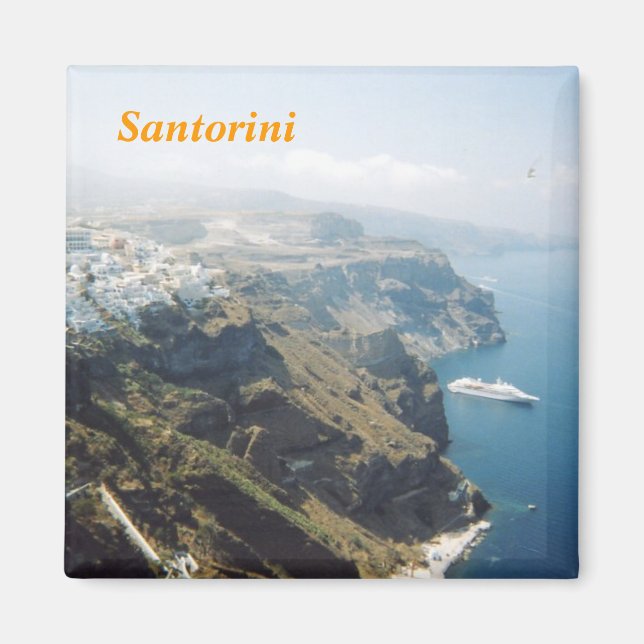 Santorini Kitchen Magnet (Front)
