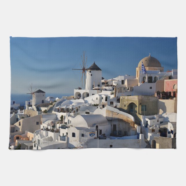 Santorini Kitchen Towel (Horizontal)