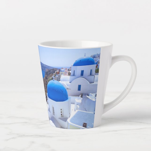 Santorini Latte Mug (Right)