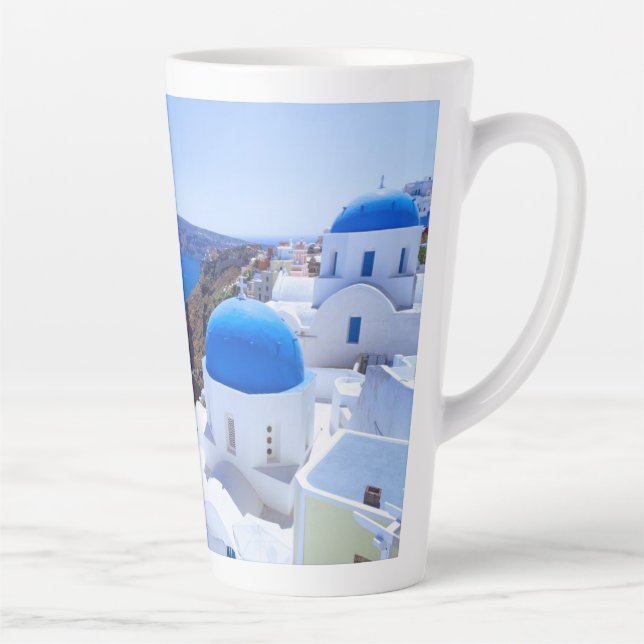 Santorini Latte Mug (Right)
