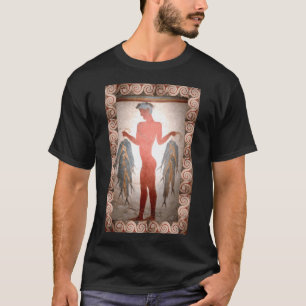 Santorini Man with Fish T-Shirt