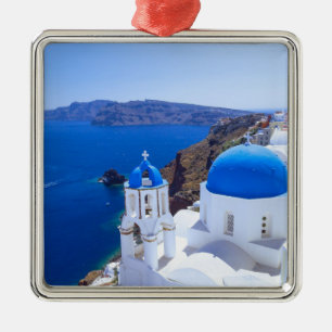 Santorini Metal Ornament