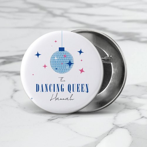 Santorini Musical disco bride bachelorette Button