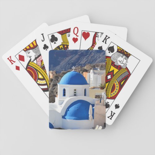Santorini Oia Greece       Poker Cards
