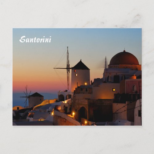 Santorini Postcard