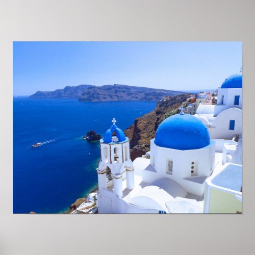 Santorini Poster