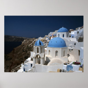 Santorini Print, Value Poster Paper (Matte)