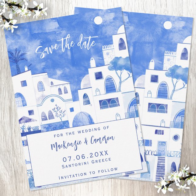 Santorini Save The Date (Creator Uploaded)